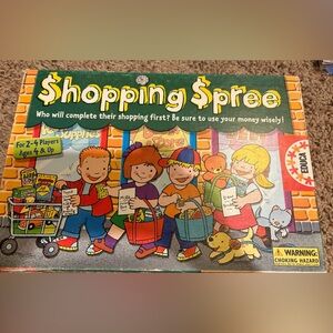 Shopping Spree Pre-school Board Game